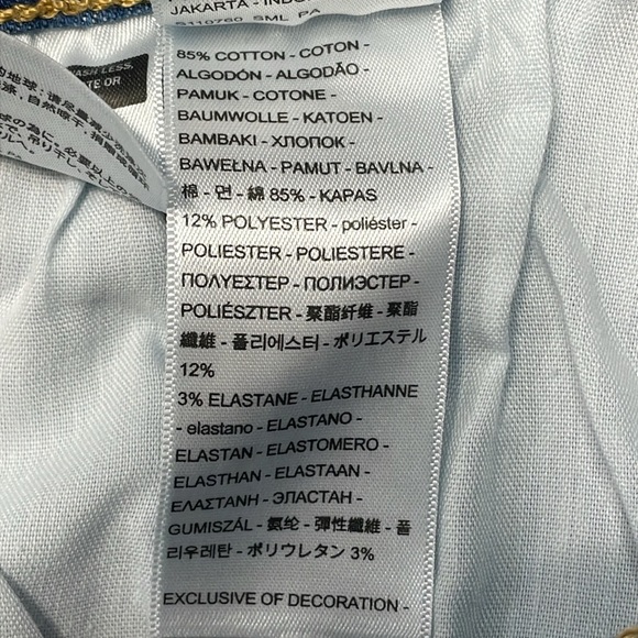 NWT Levi’s 720 High Rise Super Skinny Denim Jeans Distressed 26W - Picture 12 of 16